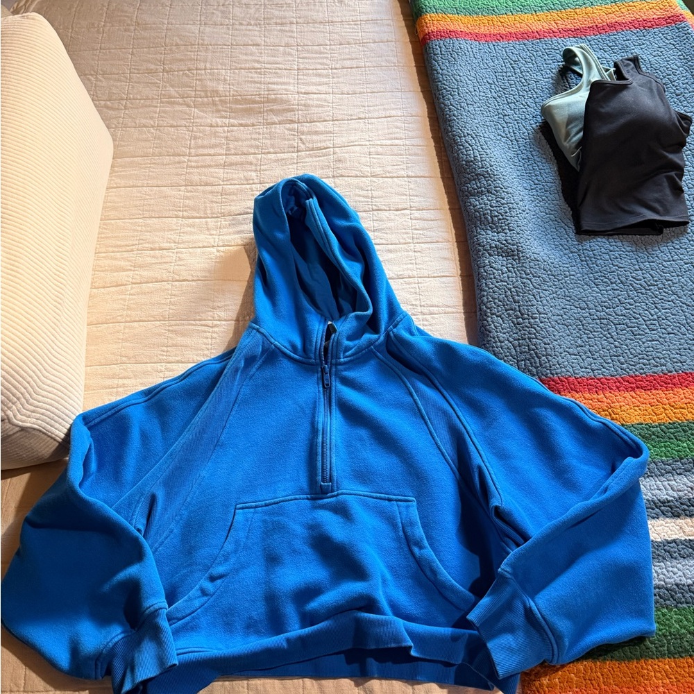 Crz Yoga Cropped Quarter Zip